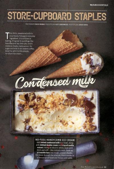 No-Fuss Honeycomb Ice Cream