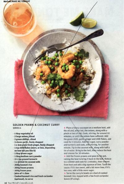 Golden Prawn and Coconut Curry